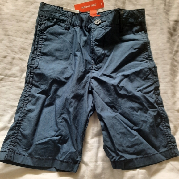 BNWT Joe Fresh kids shorts sz 7 tan & navy blue - Picture 5 of 8